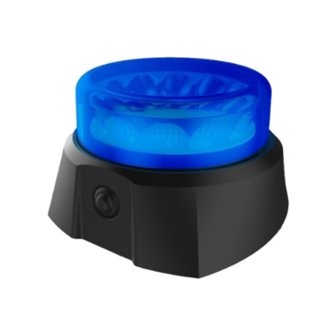 Girofar LED albastru C12 MAG PRO cu acumulator - garantat pana la 230 Km/h